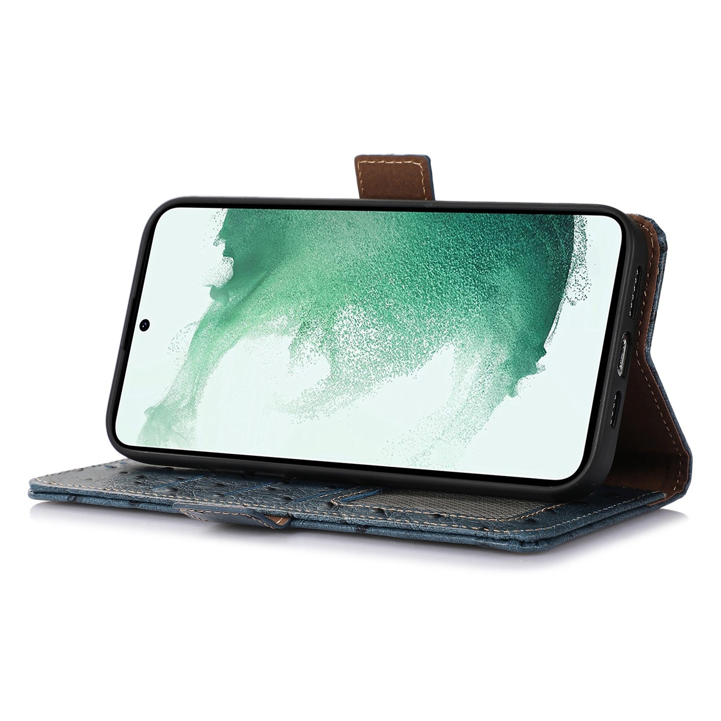 Wallet Case for Samsung Galaxy F14 5G RFID Blocking Anti-drop Genuine Cow Leather Stand Phone Cover Wallet Case for Samsung Galaxy F14 5G RFID Blocking Anti-drop Genuine Cow Leather Stand Phone Cover